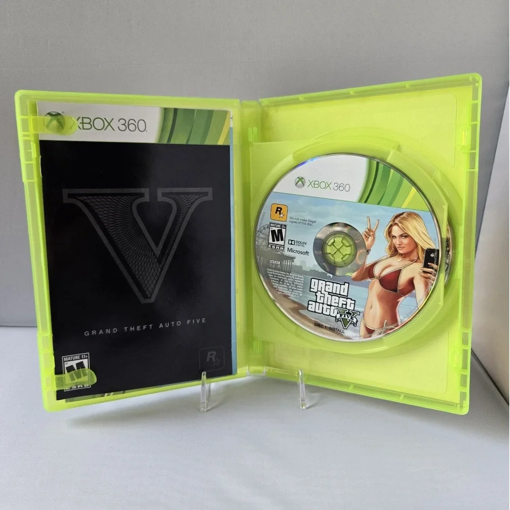 Grand Theft Auto V 5 GTA - Xbox 360 - Tested Complete CIB‎ W/ Manual & Map!